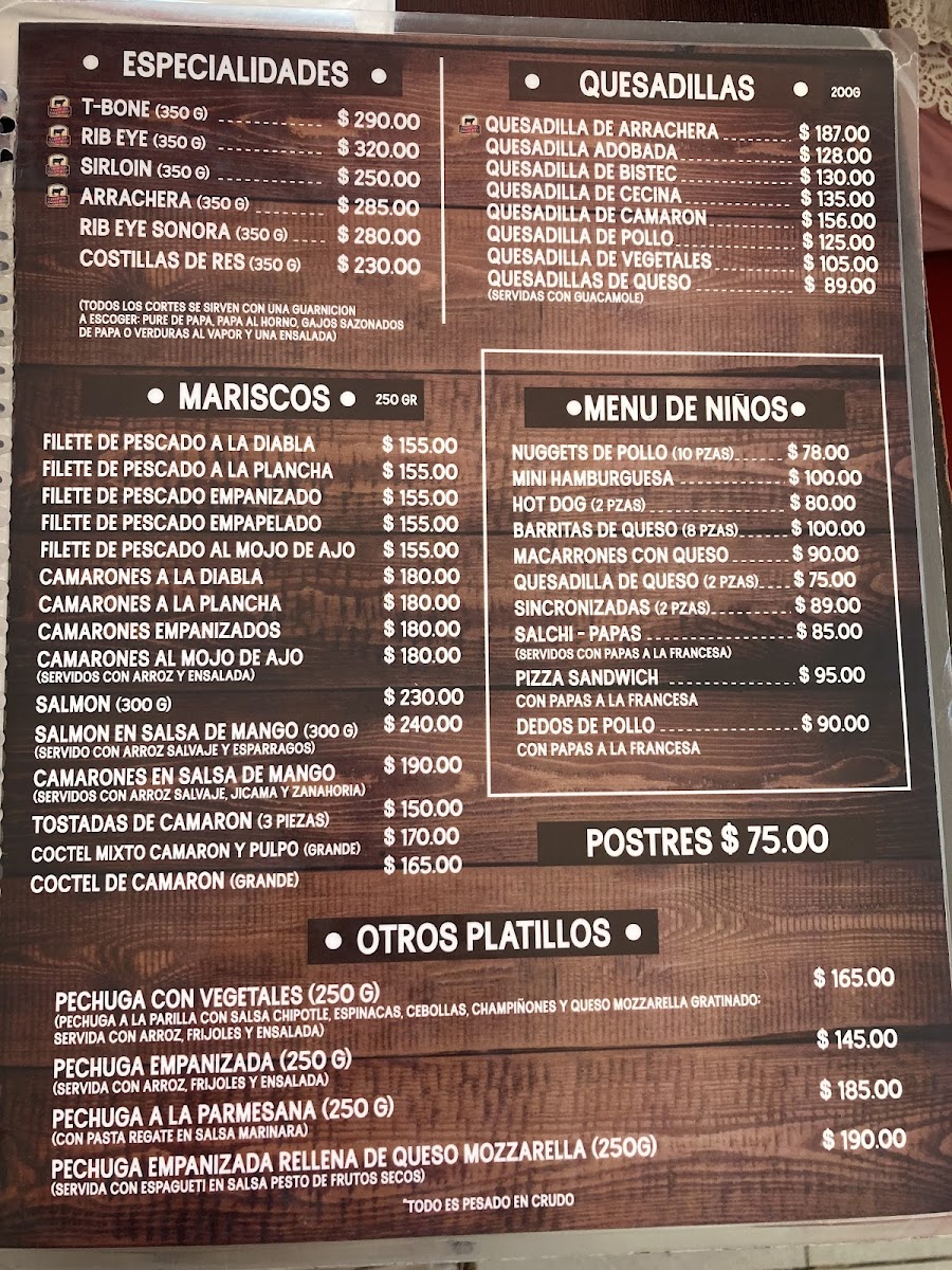 La Finca de San Marcos Menu - Image 6